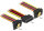 DELOCK Stromkabel SATA 15pin -> 2x SATA 15pin St/Bu/Bu 15cm