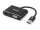 Equip USB 3.0 auf VGA+HDMI Adapter 1920x1080/60Hz 15cm schwarz