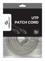 gembird Patchkabel Cat5e UTP, grau, 15m