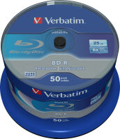 Verbatim BD-R 25GB 50 Stk. ,6x