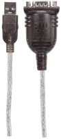 Manhattan USB auf Seriell-Konverter, Zum Anschluss eines seriellen Geräts an einen USB-Port, Prolific PL-2303HXD-Chipsatz, 0,45 m