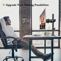 Techly Schreibtischhalterung f. 2LCD 13"-27" Klemme waagere.