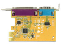 DELOCK PCI Expr Card 1x D-Sub9 + 1x D-Sub25