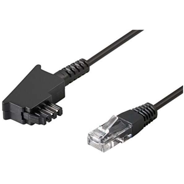 Goobay TAE-F/RJ45 10m schwarz