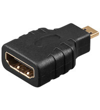 Goobay HDMI Buchse / Micro HDMI Stecker Adapter schwarz
