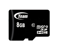 Team Speicherkarte - microSDHC - 8 GB - schwarz