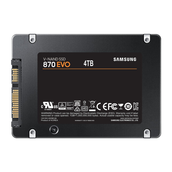 4TB Samsung 870 EVO 2.5" SATA 6Gb/s SSD AHCI