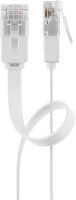 Goobay Netzwekkabel Cat.6(A) Patchkabel flach RJ-45 auf...