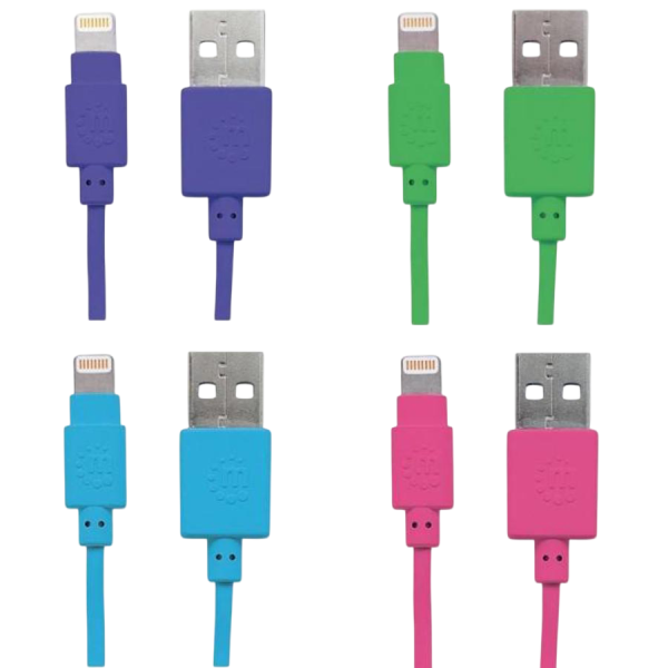 Manhattan Lightning / USB 2.0 Typ-A Kabel iLynkPOP 1m Farbe kann abweichen!