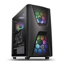 Geh Thermaltake Commander C34 TG Midi Tower  "ARGB"  schwarz retail
