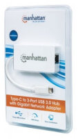 Manhattan USB-C auf 3-Port Hub