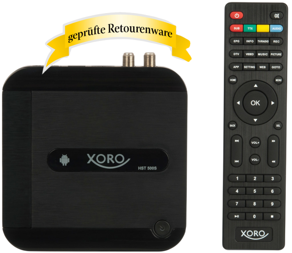 Xoro HST 500S Smart TV/IP-Box+ DVB-S2 PVR ready Sonderware