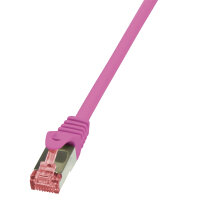 LL F/UTP CAT6 25cm PINK
