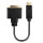 Lindy Videokabel Adapter DisplayPort / DVI-D 15cm schwarz