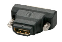 Lindy 41228 Kabeladapter HDMI-A FM DVI-D M Schwarz