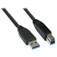 GC USB 3.0 Typ-A/B 5m schwarz