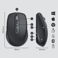 Logitech MX Anywhere 3 Graphit