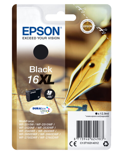 Patrone Epson 16 black XL                              T1631