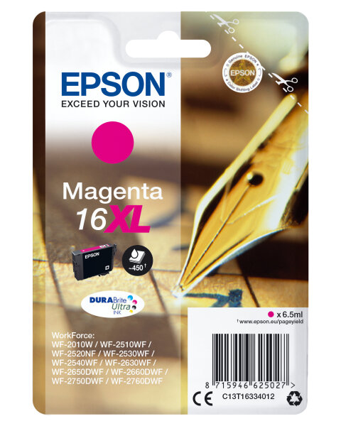 Patrone Epson 16 magenta XL                            T1633