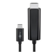 Goobay USB-C/HDMI 1.8m schwarz
