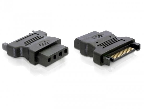DELOCK Adapter SATA SATA 15Pin -> IDE 4pin St/Bu