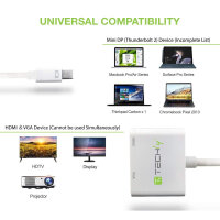Techly mDP/HDMI+VGA Adapter