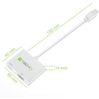 Techly mDP/HDMI+VGA Adapter