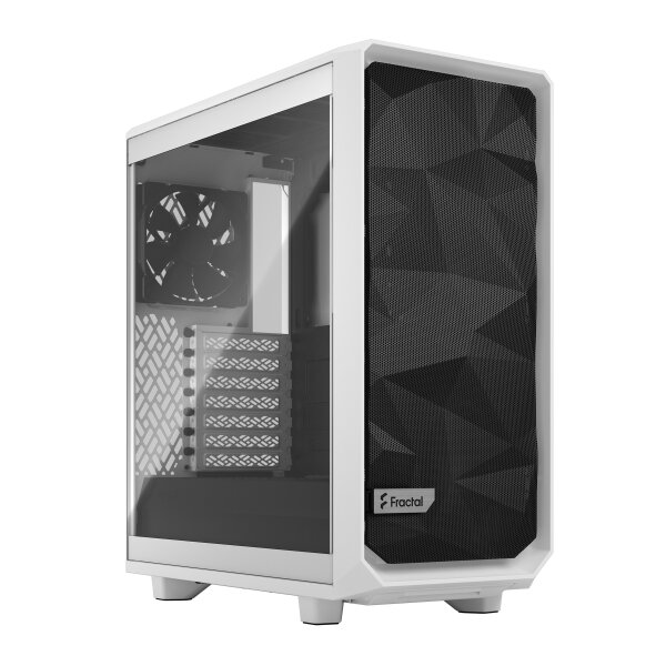 FRACTAL DESIGN Geh Meshify 2 Compact White TG Clear Tint