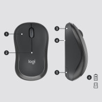 LGN Logitech MK295 Wireless Silent Desktopset US Layout