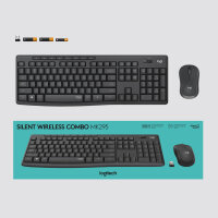 LGN Logitech MK295 Wireless Silent Desktopset US Layout