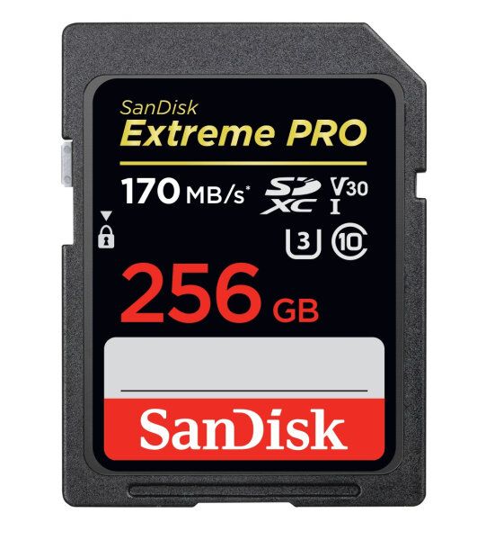 256GB SanDisk Extreme PRO SDXC