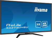 IIYAMA 108cm  (43")   X4373UHSU-B1 16:9  2xHDMI+DP+USB black