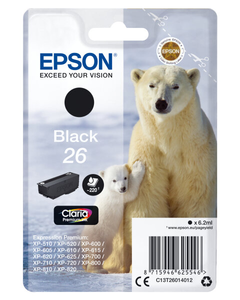 Patrone Epson 26 black                                 T2601