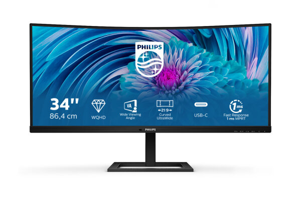 Philips 86,4cm (34,0") 346E2CUAE 21:09 HDMI+DP+USB-C VA
