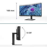 Philips 86,4cm (34,0") 346E2CUAE 21:09 HDMI+DP+USB-C VA