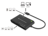 CONCEPTRONIC Kartenleser USB-A2.0->7-in-1            schwarz