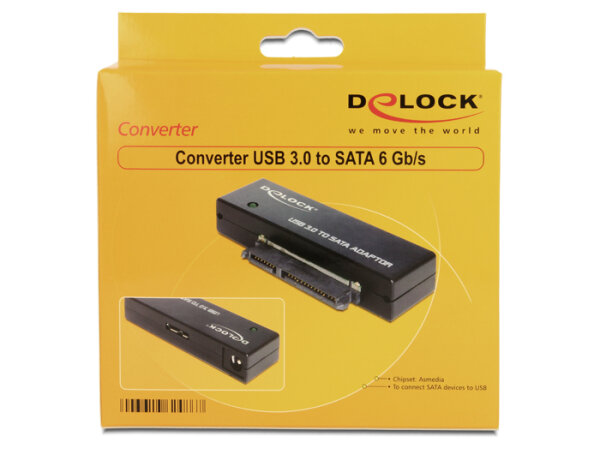 DELOCK Adapter SATA Sata 22Pin -> USB3.0 Bu/Bu