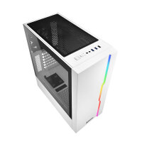 Sharkoon Gehäuse RGB   Slider       ATX       1xGlas weiß