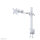 Neomounts TIS 10"-30" 1TFT 3Gelenke sil. Max.12KG