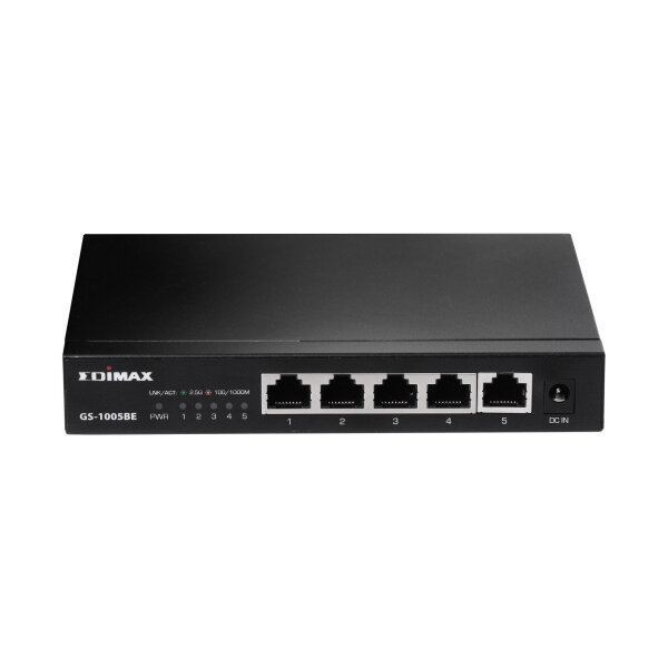 EDIMAX Switch 5x GE GS-1005BE (2.5GbE High Speed unmanaged)