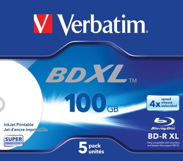 Verbatim BD-R XL 100GB ,4x