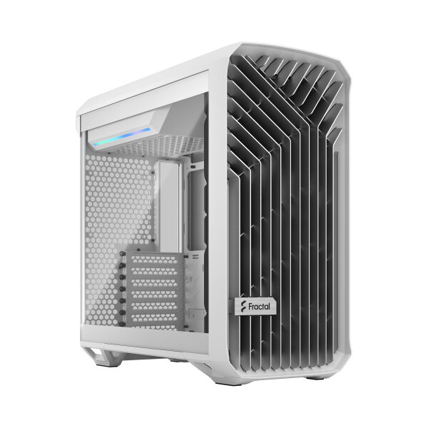 FRACTAL DESIGN Geh Torrent Compact White TG Clear Tint