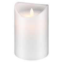 Goobay LED Echtwachs Kerze 10x15cm warmweiß IP20...
