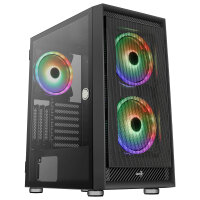 AeroCool Graphite ARGB v3 Window Black Edition Midi-Tower...