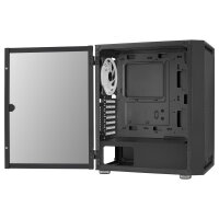 AeroCool Graphite ARGB v3 Window Black Edition Midi-Tower MicroATX / ATX / MiniITX ohne Netzteil