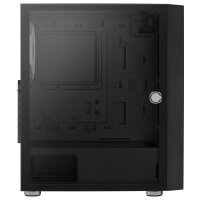 AeroCool Graphite ARGB v3 Window Black Edition Midi-Tower MicroATX / ATX / MiniITX ohne Netzteil