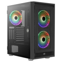 AeroCool Graphite ARGB v3 Window Black Edition Midi-Tower...