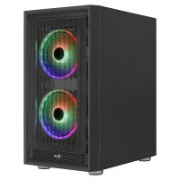 AeroCool Graphite ARGB v3 Window Black Edition Midi-Tower MicroATX / ATX / MiniITX ohne Netzteil