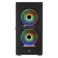 AeroCool Graphite ARGB v3 Window Black Edition Midi-Tower MicroATX / ATX / MiniITX ohne Netzteil