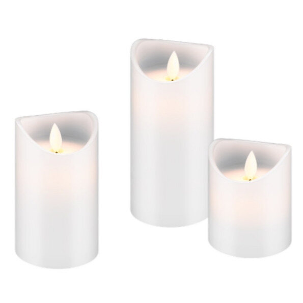 Goobay LED Echtwachs Kerzen